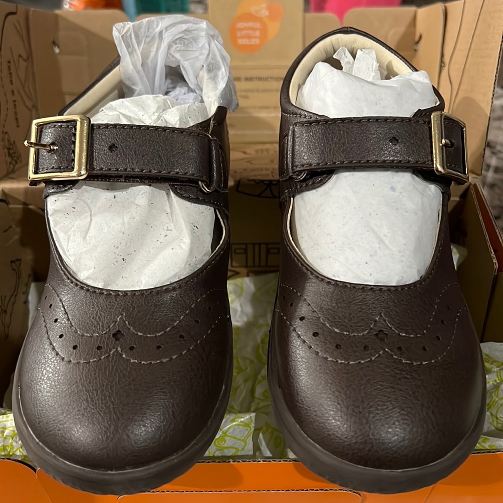 Livie & Luca Girls Brown Shoes - size US 11 - Mocha Color